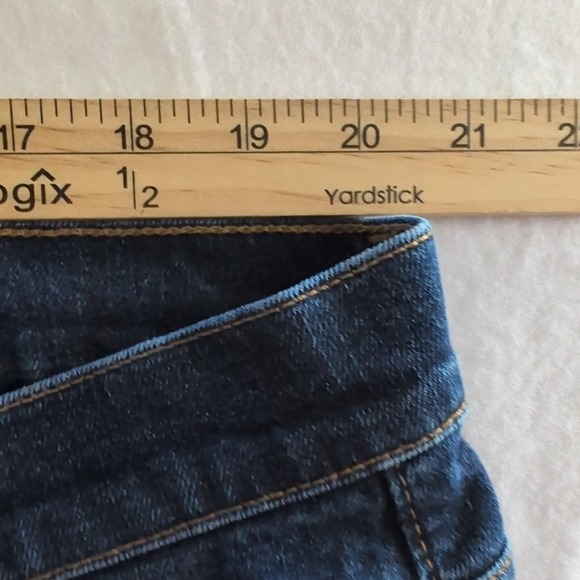 7 for All Mankind Men Jeans 42x32 Dark Blue Austyn Straight Relaxed Fit Stretch - Picture 5 of 10